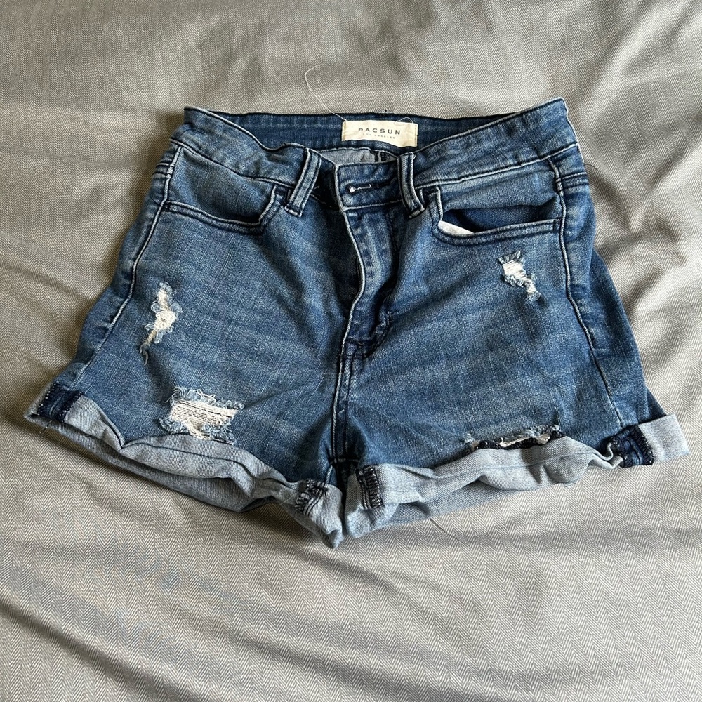 Pacsun stretchy denim shorts